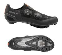 Scarpe per MTB DMT carbonio MH10 Knit 2 boa 2024 - Numero: 40, Colore: Nero