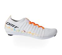 DMT Scarpe da Ciclismo Unisex Pogi's Road, Bianco, 42.5 EU