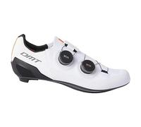 Scarpe per bici da corsa DMT carbonio SH10 Knit 2 boa - Colore: Bianco, Numero: 41