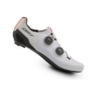 Scarpe per bici da corsa DMT carbonio SH10 Knit 2 boa - Colore: Bianco, Numero: 42