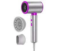 DMTIVMG Asciugacapelli ionico, 2000 W, asciugatura rapida, con tecnologia ionica, diffusore e concentratore, 3 temperature e 2 velocità, protezione intelligente contro il surriscaldamento