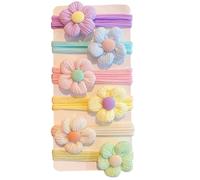Dmuzsoih Elastici per Capelli Bambina | 6 Pezzi Fascette senza Cuciture | Accessorio Styling per Acconciature Fascia per Codino | Ragazze Bimbe Fini Ricci Spessi Quotidiani