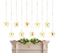 Dmuzsoih Luci Albero Di Natale | Illuminazione Natalizia per,Luci Impermeabili Regolabili Decorazioni Festività Atmosfera Romantica per Interni Camera Da Letto Terrazzo Esterno