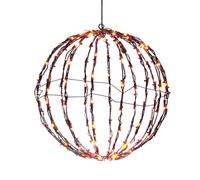 Dmuzsoih luminosa di Natale, palline di Natale illuminate | delle luci del percorso - Sfere luminose da esterno pieghevoli, luci scintillanti a globo da esterno per decorazioni per le vacanze di