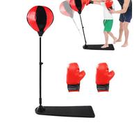 Dmuzsoih Sacco Da Pugilato Per Bambini - Palla Per Calci E Pugni Con Guantoni,Set Di Palla Da Box Per Interni,Per Casa Dallo Stress Palestra Esercizio Indoor Allenamento Ufficio E Scuola