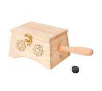 Dmuzsoih Scatola Massaggi Calore Corporeo | Custodia Legno Massaggio Addominale - Bruciatore Di Piante Massaggiatore Manuale Con Cinghia Per Pancia Schiena Collo Ginocchio Donne Uomini Anziani