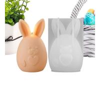 Dmuzsoih Stampo Silicone - Per Colata A Forma Di Coniglio - Forma In Silicone Per,per Casa Resina Epossidica Gesso Cemento Argilla Festività come Pasqua