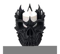 Dmuzsoih Supporto per LED,Decorazione domestica a forma di teschio horror - Portacandele a forma di teschio,per Interni Giardino Cucina Bar Giardino Posto Incantato