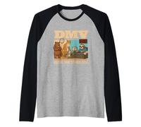 DMV Dove Il Tempo Si Ferma - Sarcastico Scherzo Umorismo Sarcasmo Maglia con Maniche Raglan