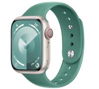 DMVEIMAL Cinturino per Apple Watch 44 mm 40mm 45mm 41 mm 42 mm 38mm iWatch Serie 8 7 6 5 4 3 se 44mm 45 mm Uomo/Donna,Morbida Sport Silicone Cinturini Apple Watch Ultra 49mm Band,Verde Pino