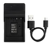 DMW-BCF10 USB Caricatore per Panasonic Lumix DMC-FH20, DMC-FH22, DMC-FH24, DMC-FH25, DMC-FH3, DMC-FH5, DMC-FS15, DMC-FS6, DMC-FS7, DMC-FT1, DMC-FT4, DMC-FX70, DMC-FX78, DMC-SZ1 Fotocamera e Altro
