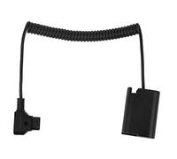 DMW DCC17 Dummy Battery Adapter | D Tap to DMW BLK22 Coiled Cable for Lumix S5 / GH6 / G9 | Continuous Electricity Supply | Overload Protection, 35-90cm Flexible Cord