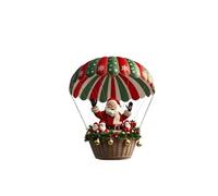 DMWLZHO 10 Pezzi di Mongolfiera 2D e Ornamenti in Legno di Babbo Natale - Decorazioni da Appendere all'albero di Natale 2025, Decorazioni da Parete for la casa for Le FESTIVITÀ Natalizie del 2026