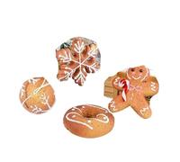 DMWLZHO Foam Ball Snowflake & Gingerbread Man Pendant - DIY Christmas Tree Ornament Decor(Z03)