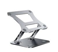 DMWLZHO Supporto for laptop regolabile interamente in alluminio, supporto da tavolo pieghevole con base for riporre la tastiera(N16-notebook)
