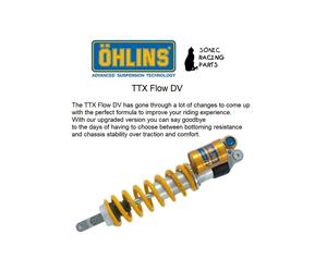 DMX 0218 OHLINS TTX FLOW DV MONO AMMORTIZZATORE POSTERIORE TRIUMPH TF 250-X 2024
