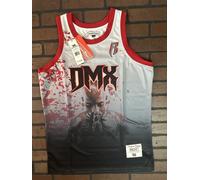 DMX -bianco Carne Of My Headgear Classics Basket Jersey ~ Mai Indossato ~ L XL