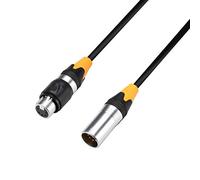 DMX Cable 5-pol XLR male to XLR female IP65 10.0m