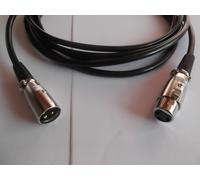 DMX Cavo di Collegamento XLR Female > Maschio 3 Pin 6 Metri Placcato Oro