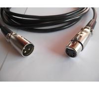 DMX Cavo XLR Female 5 Pin > Maschio 3 Pin 2 Metri Placcato Oro Contatti