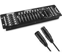 DMX Controller 192 DMX 512 palcoscenici DJ Light Controller, console di illuminazione mixer con cavo DMX per spettacoli di luce, feste, discoteche, pub, discoteche, DJ bar e Moving Head