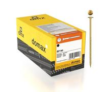 DMX - Viti a testa piatta 5 x 100 cm, set di viti per legno, viti per truciolato, set di viti - 100 pezzi - viti a testa piatta legno - Set Torx - viti per costruzione in legno