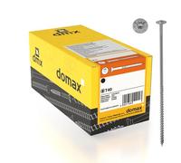 DMX - Viti a testa svasata 6x260 - Viti da costruzione - Set di viti per legno - Viti per pannelli truciolari - Set di viti - 100 pezzi - Viti a testa piatta per legno - Set Torx - Viti per