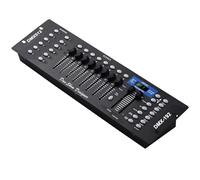 Dmx512 192-Channel Stage Lighting Controller, Digital Mixer Console Con Fader Per Led Par & Moving Head Lights, Alloggio di Alluminio Per Djs