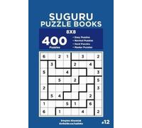Dmytro Khomiak Suguru Puzzle Books - 400 Easy to Master Puzzles 8x8 (Tascabile)