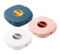 DMZK 3 Pezzi Avvolgicavo Girevole Portatile Con Supporto per Telefono, Organizzatore Cavo USB, per Cavo Dati e Ricarica