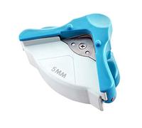 DMZK 5mm Fustellatrice Arrotonda Angoli,Taglierina di Carta Taglierina Fotografica Manuale(Blu)
