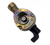 DN Autogas Parts Adattatore a clip da 27 mm per bombole di gas propano, butano, senza valvola di ritorno