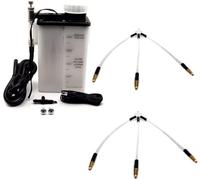 DN Autogas parts Kit di risparmio valvola GPL, lubrificante, con LED di controllo del livello del fluido e distributore di lubrificante a 6 vie