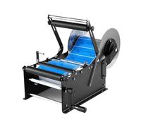 DN-MT-40 Etichettatrice manuale for bottiglie, rotonda, trasparente, autoadesiva per l'ufficio logistico