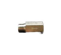 DN10 3/8" Female to Male Nickel Plated Brass Check Valve One Way Non-Return Water Gas Oil Hex 2 Bar Pneumatic