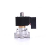 DN10 Valvola solenoide a risparmio energetico normalmente aperta in acciaio inox da 3/8 di pollice Valvola elettrica IP65 completamente bobina 12V 24V 220V (12VDC-Open)
