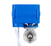 DN15 1/2" stainless steel Two Way Electric Ball Valve DC5V DC12V DC24V AC220V CR01 CR02 CR03 CR04 CR05 motorized valve for water(DC12V CR05)