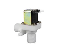DN15 1/2quot; Elettrovalvola in plastica 12V 24V 220V normalmente aperta normalmente chiusa fontana potabile ad angolo retto valvola for lavatrice 1 pz(220V-NORMALLY CLOSED)