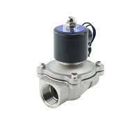 DN15 DN20 DN25 1/2"" 3/4"" 1"" Normally Closed Stainless Steel Solenoid Valve AC220V DC12V DC24V Pipe Fittings for Water Oil Air (Size : DN20, Color : DC24V)