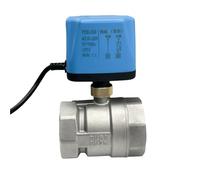 DN15 DN20 DN25 DN32 DN40 DN50 Valvola a sfera elettrica normalmente chiusa in acciaio inossidabile 2-Wire motorizzata 1Pcs(DN25,220VAC)