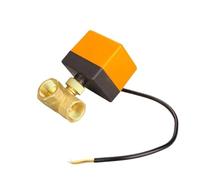 DN15 DN20 DN25 DN32 DN40 Valvola a sfera elettrica AC220V 3-Wire Controllo a 2 vie Filo in ottone Valvola a sfera elettrica stabile (DN25,220V_2 Way)