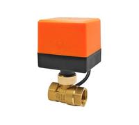 DN15 DN20 DN25 DN50 Electric Ball Valve 3-wire 2-Control 1/2" 3/4" 1" 2" Motorized Brass Ball Valve 220V 24V 12V AC/DC(220VAC,1-1/2"_2 WAY)