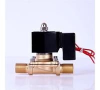 DN15 Filettatura esterna motorizzata elettrovalvola in ottone normalmente chiuso AC220V DC24V DC12V per acqua olio aria (DC12V-risparmio energetico)