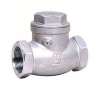 DN20 3/4" BSP Female Thread 304 Stainless Steel Swing Check Valve Non-return One way Valve 229 PSI