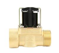 DN20 G3 / 4 Elettrovalvola a Solenoide Elettrica, DC 12V 0.46A Elettrovalvola a Solenoide Elettrica di Ingresso Aacqua in Ottone Pilotata Normale Chiusa 0,02-0,8 MPa
