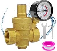 DN20 Riduttore Di Pressione Acqua Con Manometro Pressione Acqua, Regolatore Di P