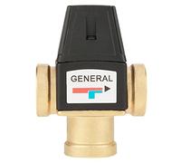 DN20 Thermostatic Mixing Valve for Water Heater | Protective - Scald Brass Valve for Solar/Floor Heating/Domestic Hot Water | 35-60°C Adjustable, 1.6 MPa