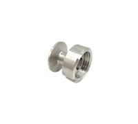 DN20 x 1.5" TC Fitting 1.5" Tri Clamp to DN20 Welding Liner & Nut Adapter Stainless Steel 316L