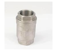 DN25 1" Female Thread 304 Stainless Steel Inline Spring Valve non return One Way Valve 1.6 MPA