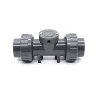 DN25-80 Flussometro digitale intelligente ad alta precisione RS485 Flussometro elettronico LCD Sensore di flusso in PVC per irrigazione da giardino (senza display, 3)